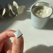 Load image into Gallery viewer, Silver Square Concrete Earrings - structur jewelry co.