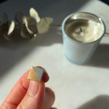 Load image into Gallery viewer, Copper Square Concrete Earrings - structur jewelry co.